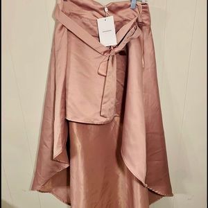 BRAND NEW PIAZZA ITALIA SHORT LONG FLARED SKIRT WOMENS SIZE M SLIM FIT